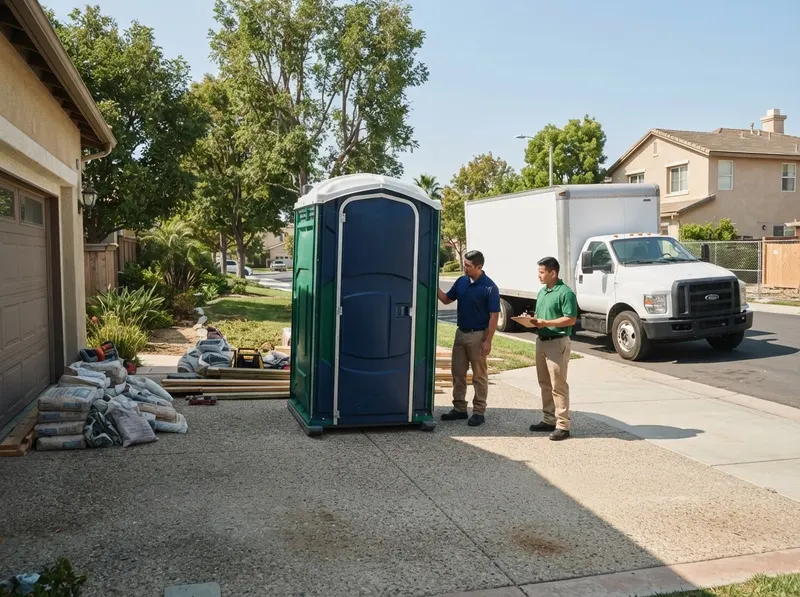 High-Rise Construction Mobile Restrooms in Irvine, CA